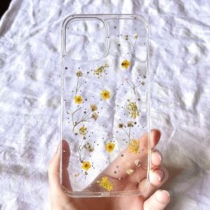 💙 4/$20 iPhone Real Flower Clear Phone Case TPU💙